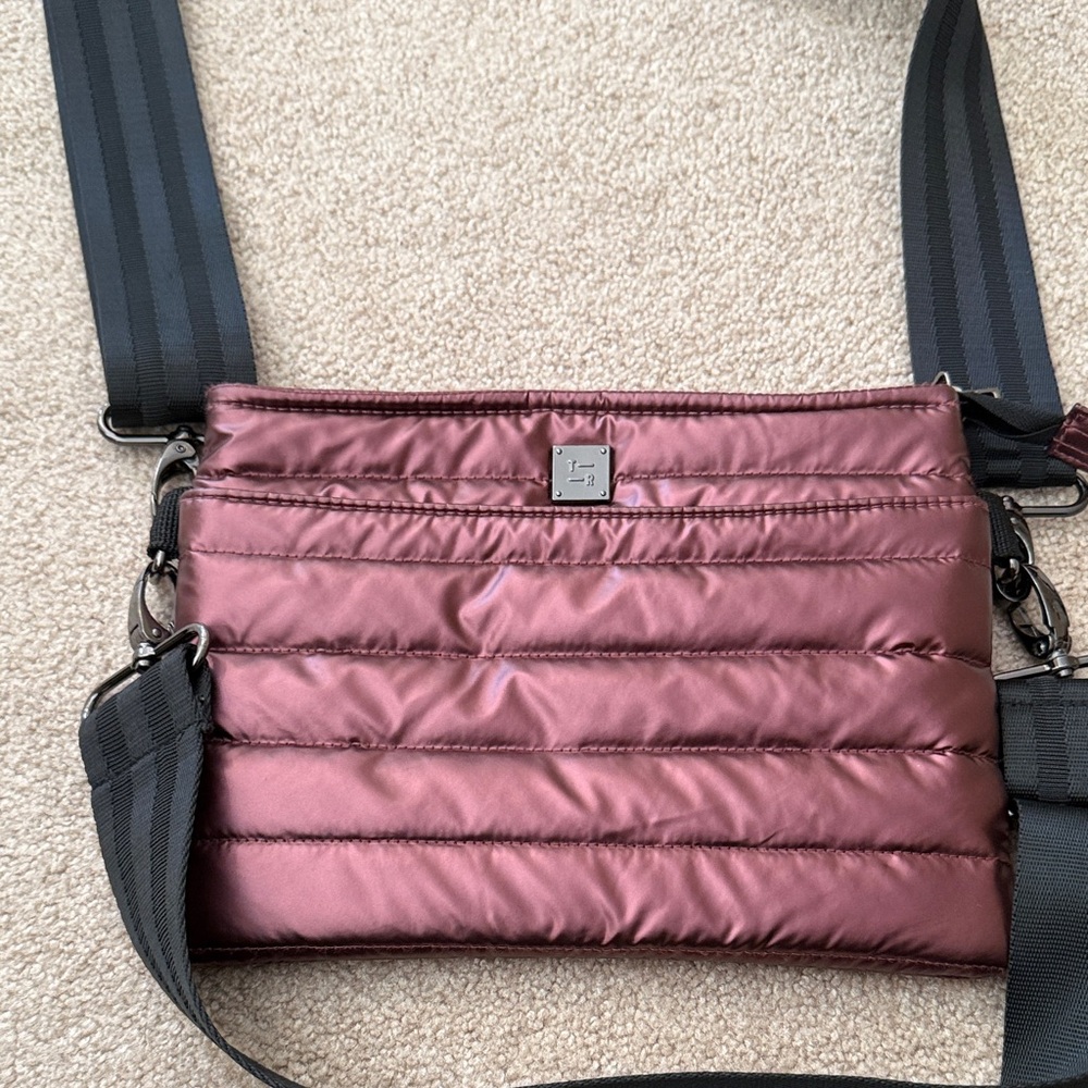 THINK ROYLN Metallic Pink Bag